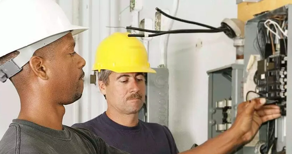 electricians at work