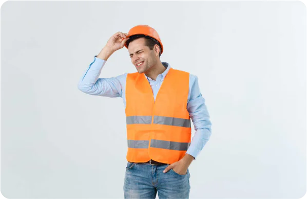 Contratista Que Se Dio Cuenta De Que Cometió Un Error Al No Tener Un Seguro De Responsabilidad Para Constructores.