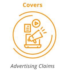 Covers to third parties commited by in the course of advertising