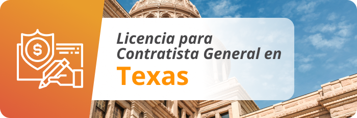licencia para contratista general texas