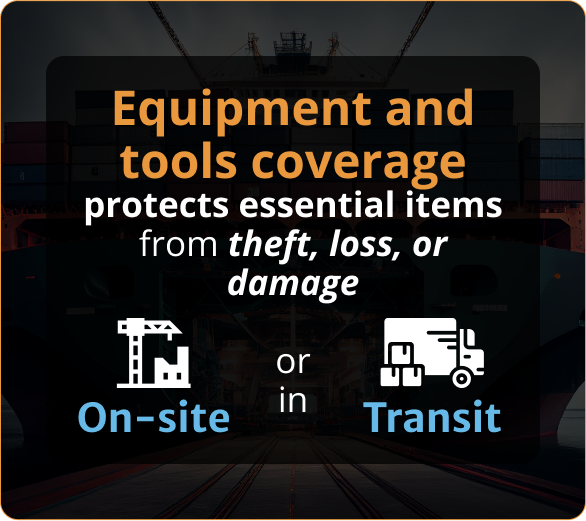 Equipment and tools coverage in Detroit