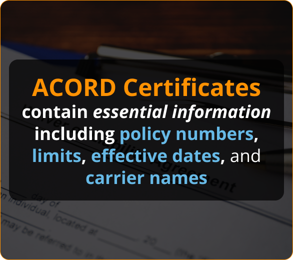 ACORD Certificates for Roofing Contractors in Michigan
