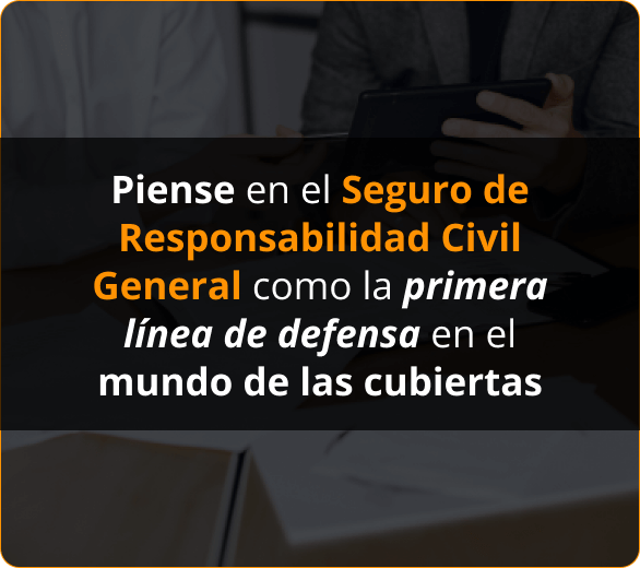 Infografia de Seguro de Responsabilidad Civil General para Techadores en Hialeah