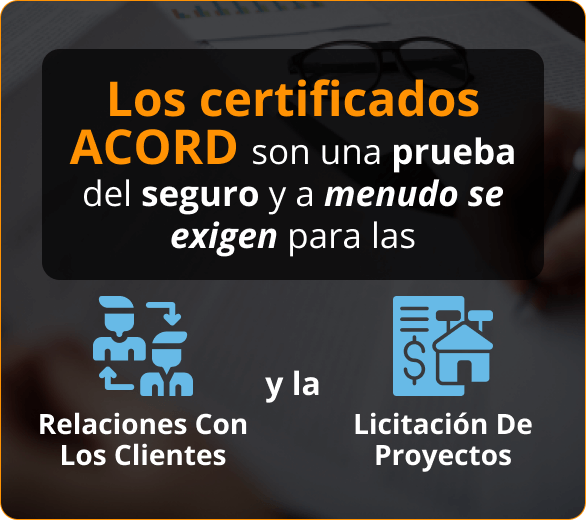 Infografia de Certificados ACORD Para Contratistas en Hialeah, Florida