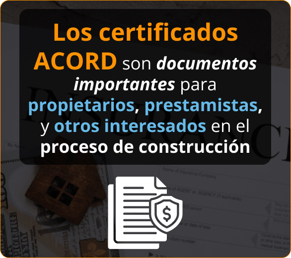 Infografia de Certificados Acord Para Contratistas En Fort Lauderdale, Florida