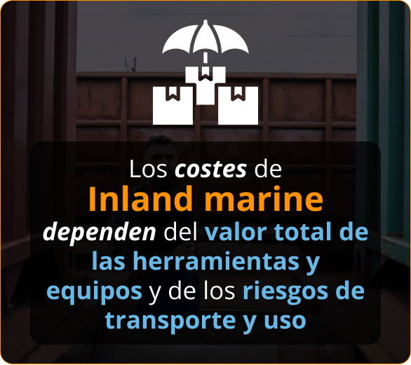 Infografía de Inland Marine Insurance para contratistas en Cape Coral, FL