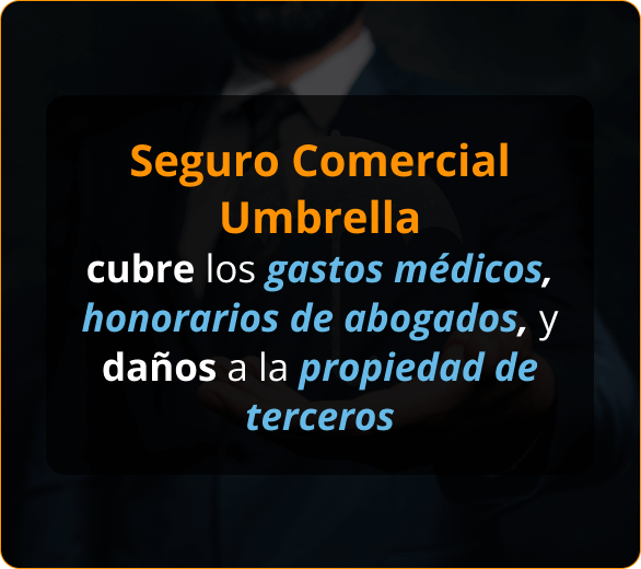 Infografia de Seguro Comercial Umbrella para Hollywood