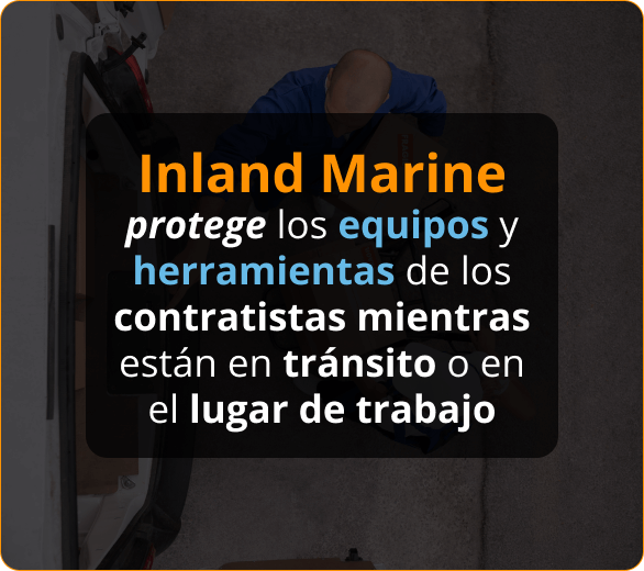 Infografia de Seguro Inland Marine Para Contratistas en Gainesville
