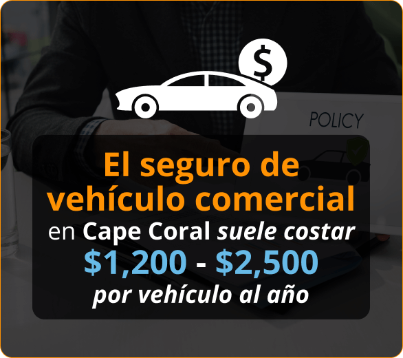 Infografía de Seguro de Auto Comercial para Contratistas en Cape Coral, FL
