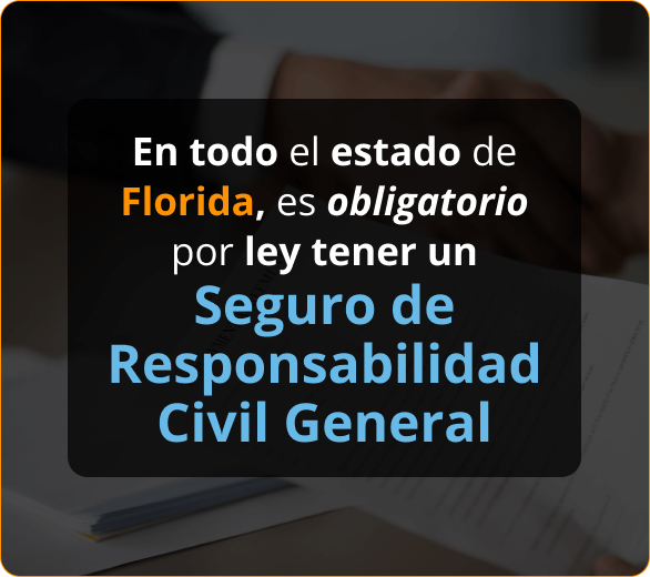 Infografia de Seguro de Responsabilidad Civil General de Pembroke Pines