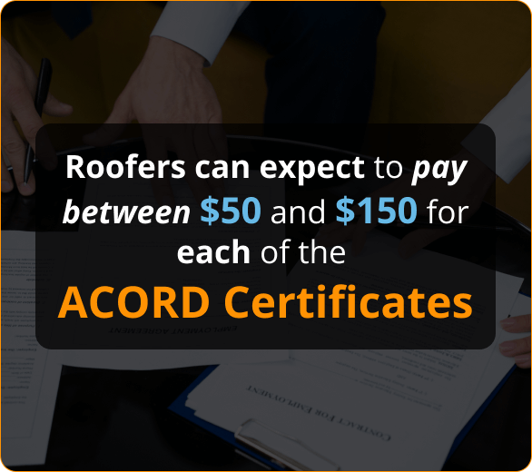 Infografico de ACORD Certificates for Roofing Contractors in Ohio