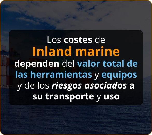 Infografico de Aseguranza Inland Marine Para Contratistas en Tampa