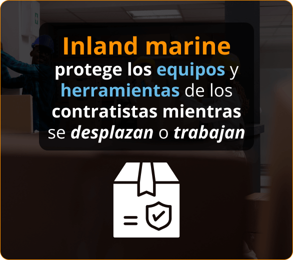 Infografico de Aseguranza Inland Marine para Contratistas en Tallahassee