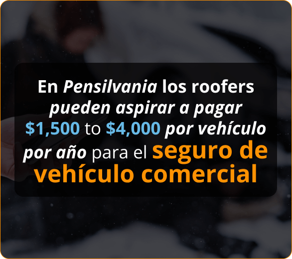 Infografico de Aseguranza de Automóvil Comercial para Roofers en Pensilvania