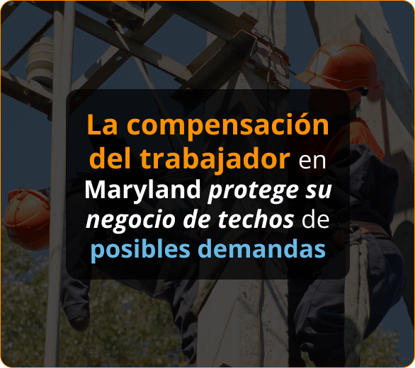 Infografico de Aseguranza de Compensación Laboral Para Contratistas de Roofers en Maryland