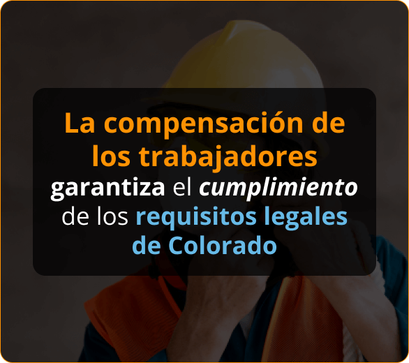 Infografico de Aseguranza de Compensación al Trabajador para contratistas de Roofing en Colorado