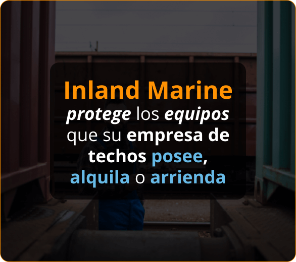 Infografico de Aseguranza de Inland Marine Para Contratistas de Roofers en Alabama
