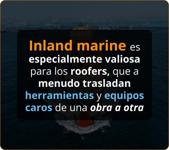 Infografico de Aseguranza de Inland Marine Para Contratistas de Roofers en Minnesota