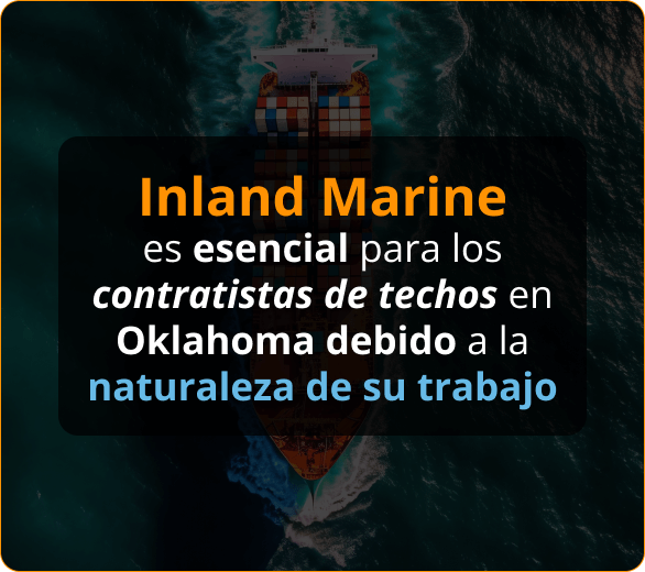Infografico de Aseguranza de Inland Marine Para Contratistas de Roofers en Oklahoma