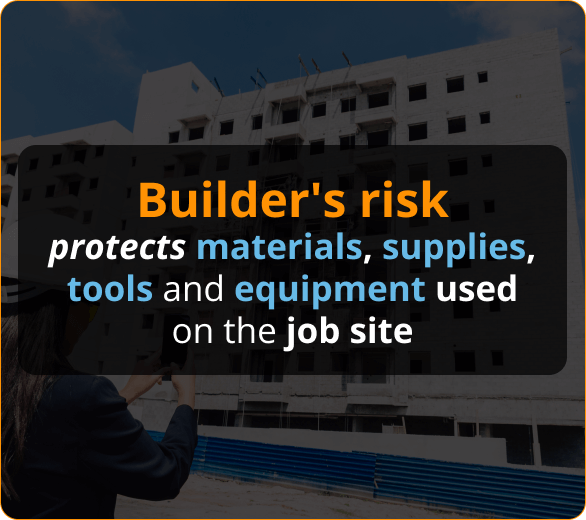 Infografico de Builder’s Risk Insurance for Roofing Contractors in Ohio