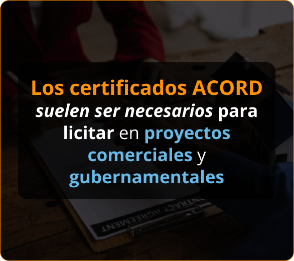 Infografico de Certificados ACORD Para Contratistas de Roofers en Oklahoma