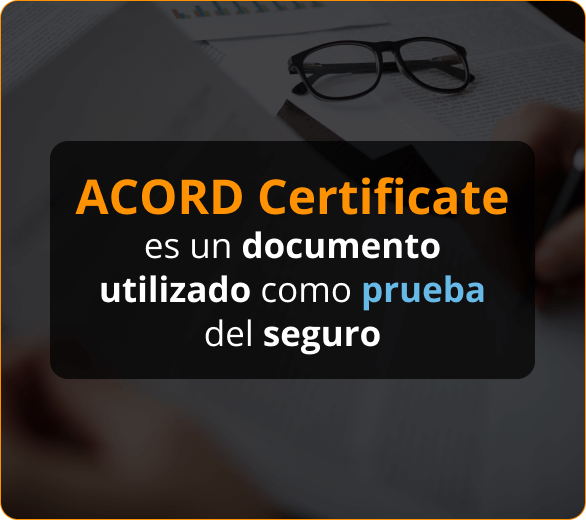 Infografico de Certificados ACORD Para Contratistas de Roofing en Colorado