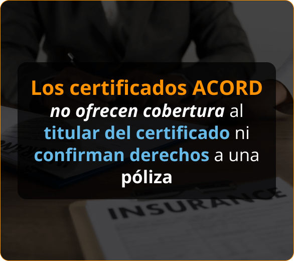 Infografico de Certificados ACORD para Contratistas de Roofers en Hawaii