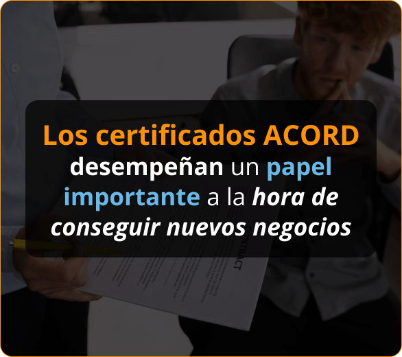 Infografico de Certificados ACORD para Contratistas de Roofers en Idaho