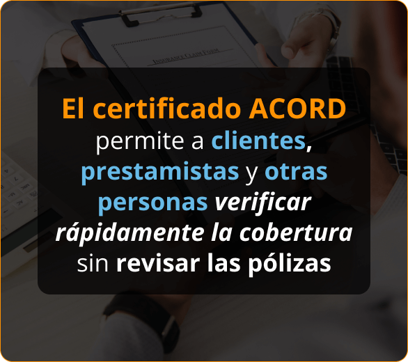 Infografico de Certificados ACORD para Contratistas de Roofers en Kansas