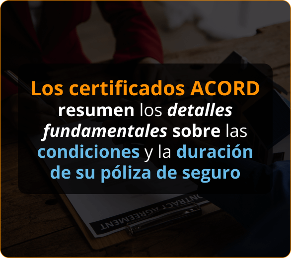 Infografico de Certificados ACORD para Contratistas en San Petersburgo