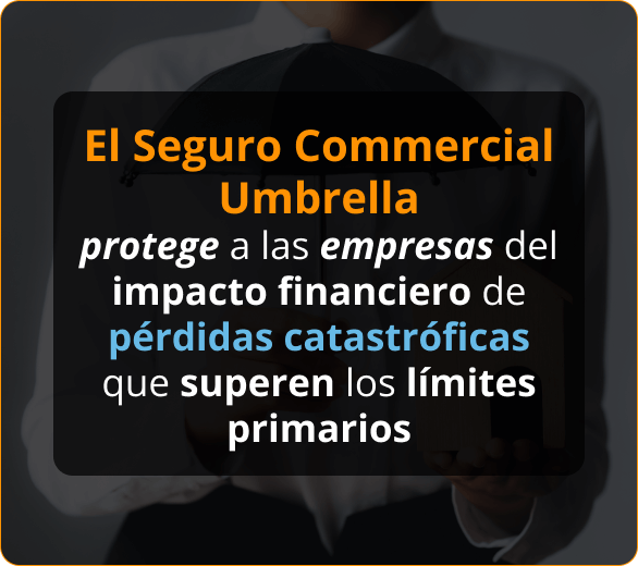 Infografico de Comercial Umbrella para contratistas de techos en Arizona