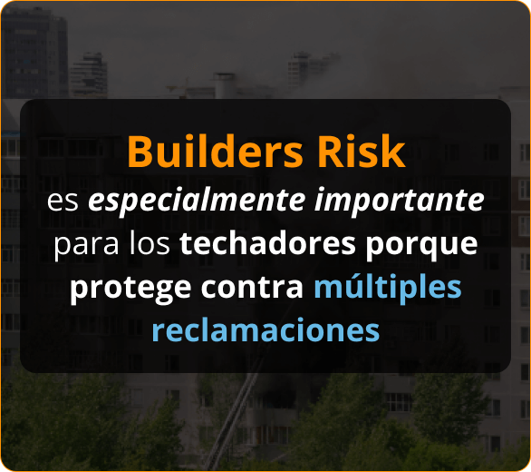 Infografico de Seguro de Riesgo del Constructor para Contratistas de Roofing en California