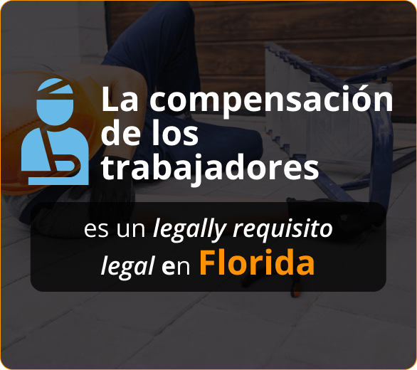 Infografico de la compensacion de los trabajadores es un requisito legal en Florida