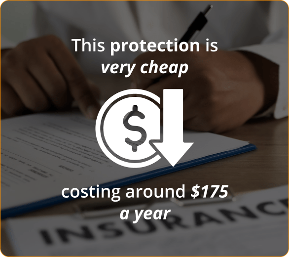 Infografía de Bonos Esta protección es muy barata cuesta alrededor de $175 al año