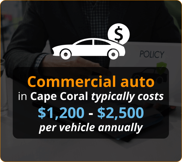 Infographic of Commercial Auto Insurance for Contractors in Cape Coral, FL