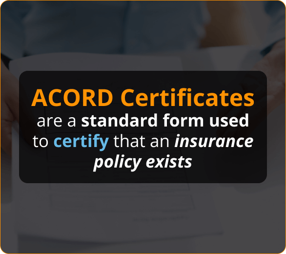 Infographics of ACORD Certificates for Contractors in Port St. Lucie, Florida
