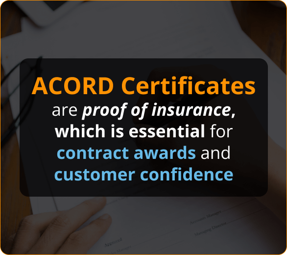 Infographics of ACORD Certificates for Roofing Contractors in Indiana