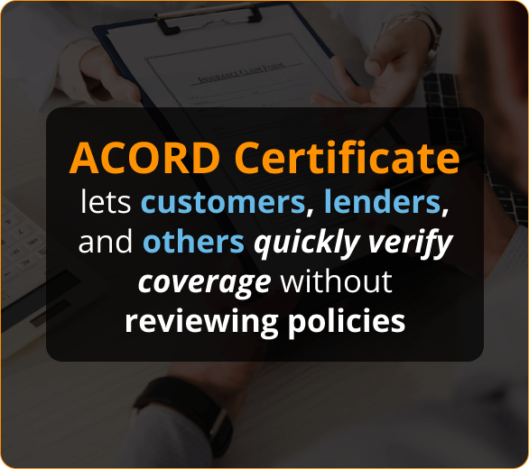 Infographics of ACORD Certificates for Roofing Contractors in Kansas