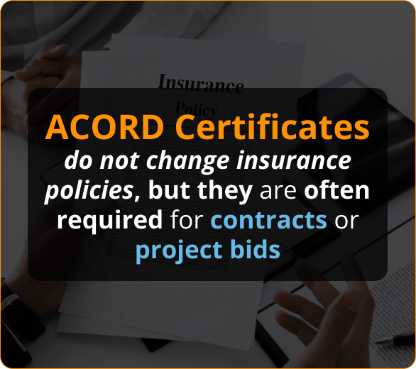 Infographics of ACORD Certificates for Roofing Contractors in Nevada