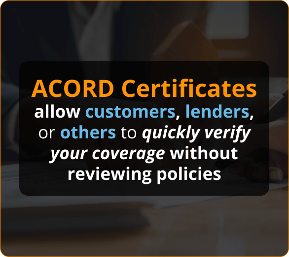 Infographics of ACORD Certificates for Roofing Contractors in New Hampshire
