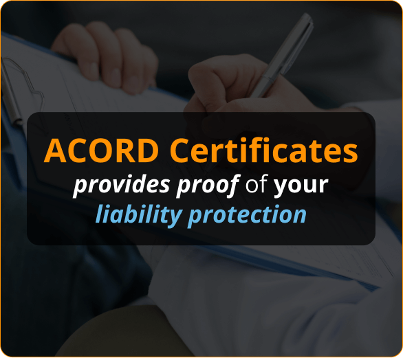 Infographics of ACORD Certificates for Roofing Contractos in Vermont