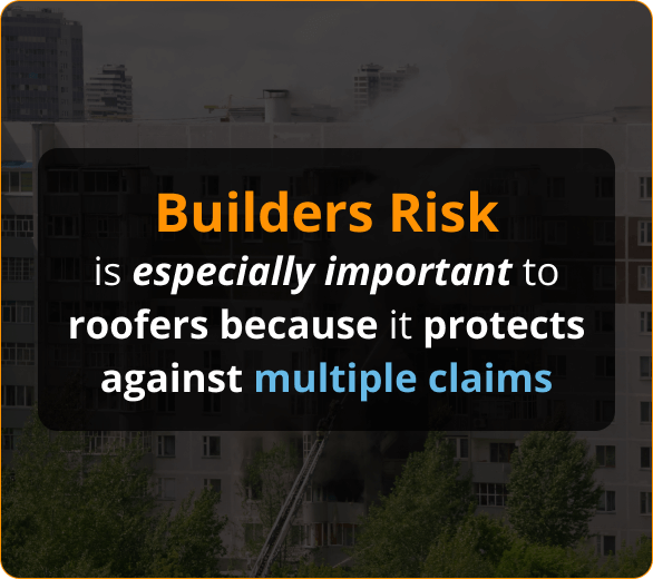 Infographics of Builders Risk Insurance for Roofing contractors in California