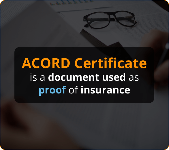 Infographics of Colorado ACORD Certificates