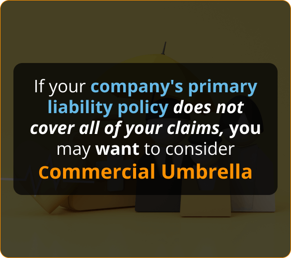 Infographics of Commercial Umbrella Insurance COI for roofing contractors in california