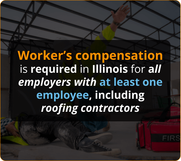 Infographics of Worker’s Compensation Insurance for Roofing Contractors in Illinois