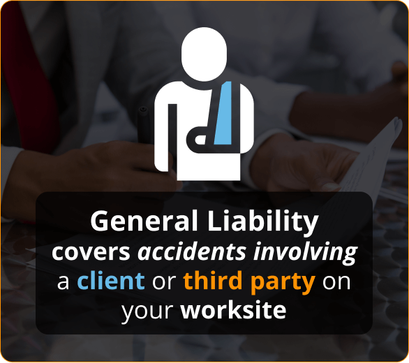 Infographics of general liability insurance for cape coral roofers