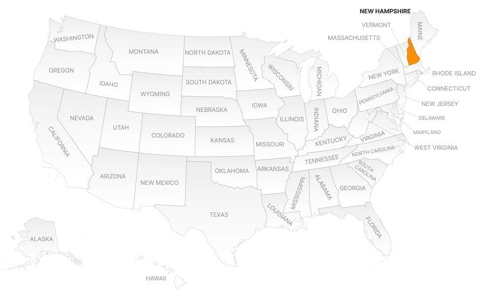 NEW HAMPSHIRE MAP