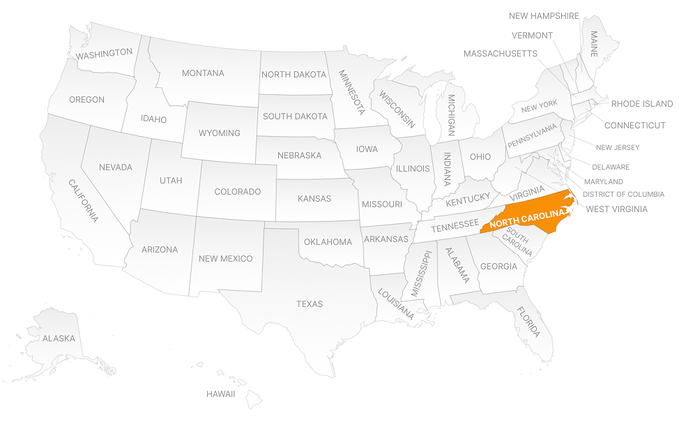 NORTH CAROLINA MAP