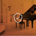A piano technician needs general liability insurance to do their job without being afraid of having to pay for expensive repairs on an instrument that may have a value as large as six