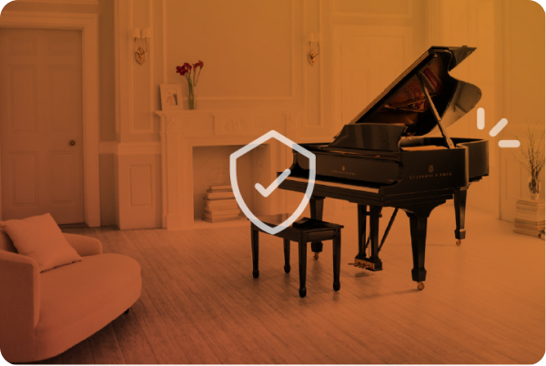 A piano technician needs general liability insurance to do their job without being afraid of having to pay for expensive repairs on an instrument that may have a value as large as six